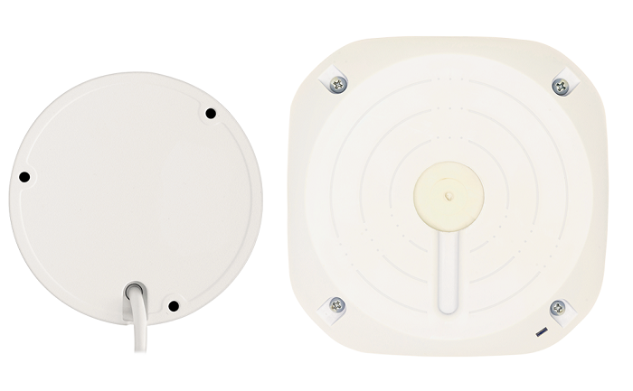 Монтажная коробка для установки и подключения купольных видеокамер с выводом соединительных кабелей сбоку. Пластиковый корпус. 140х140х46мм. нагрузка до 1,5кг. Цвет белый. IP55.