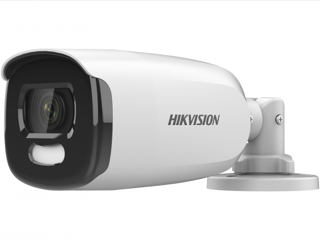 5Мп уличная цилиндрическая HD-TVI камера с LED подсветкой до 40м и технологией ColorVu, 2.8 мм; 99,7°