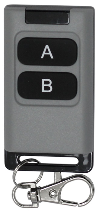Дополнительный радиоканальный брелок на 2 канала с динамическим кодом, пластиковый корпус