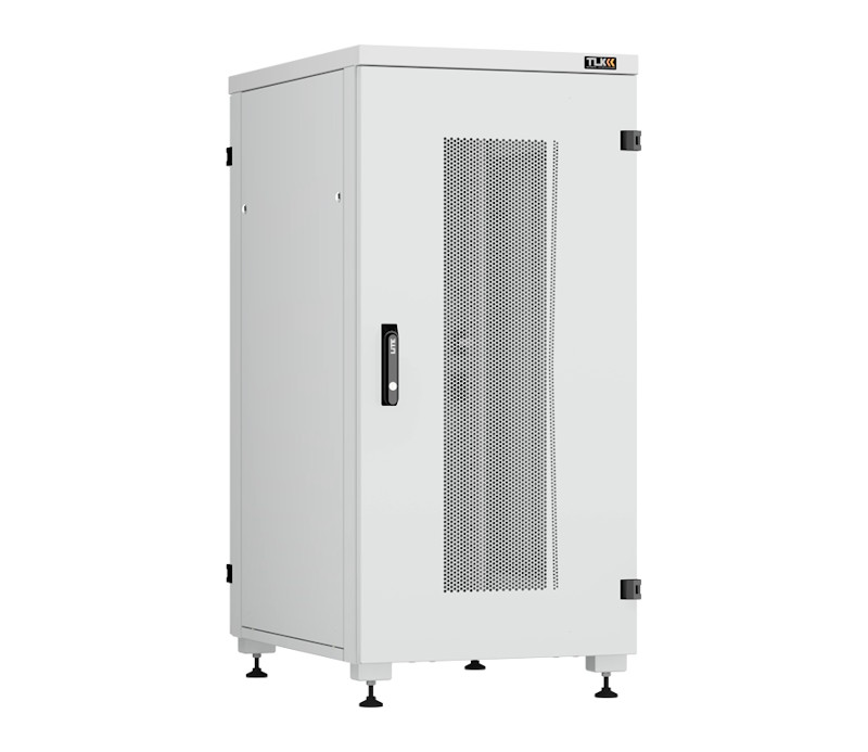 Напольный шкаф серии Lite II 19", 24U, Ш600хГ800, перфорированная дверь, металлические стенки, перфорированная дверь, серый