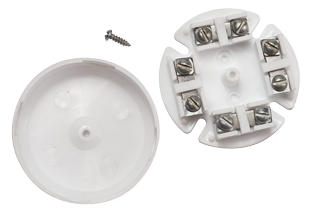 Коробка разветвительная низковольтная, 4 контакта, 62x62x20 мм.