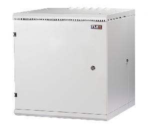 Настенный двухсекционный  шкаф 19", 15U, металлическая дверь, промышленный, степень защиты IP55, Ш600хВ771хГ600мм, серый.