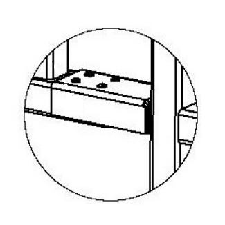 Накладка нижняя для стыковки дополнительной секции ограждения PERCo-MB-15D с секцией PERCo-MB-15