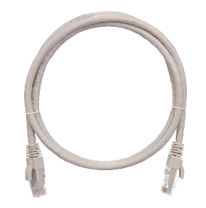 Коммутационный шнур U/UTP 4 пары, Кат.6, 2хRJ45/8P8C, T568B, Molded, PVC, серый, 2м