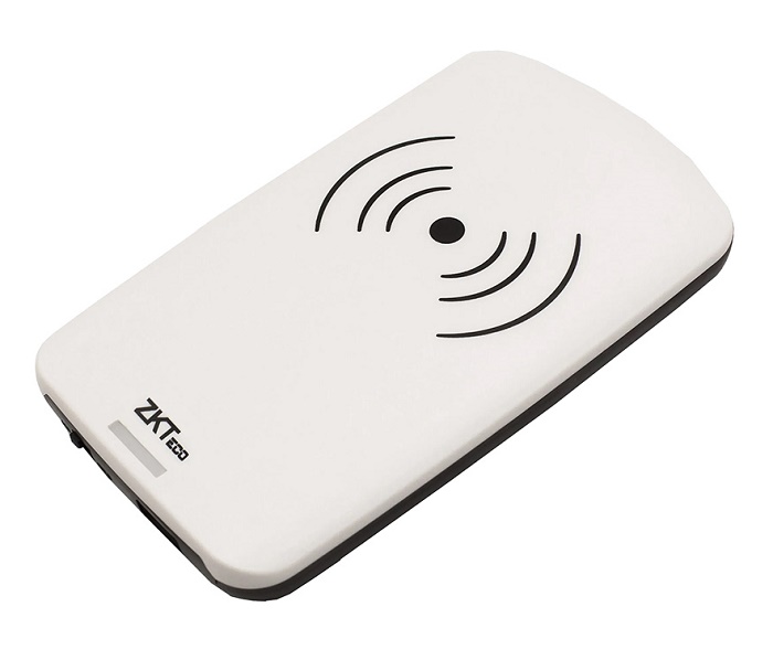 Настольный UHF считыватель для внесение UHF меток, карт в СКУД.