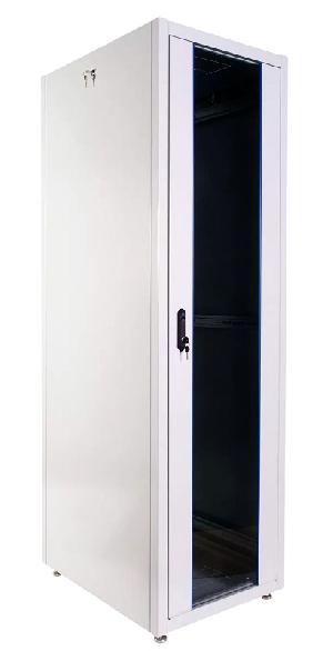 Шкаф телекоммуникационный напольный ЭКОНОМ 48U (600 × 1000) дверь стекло, дверь металл