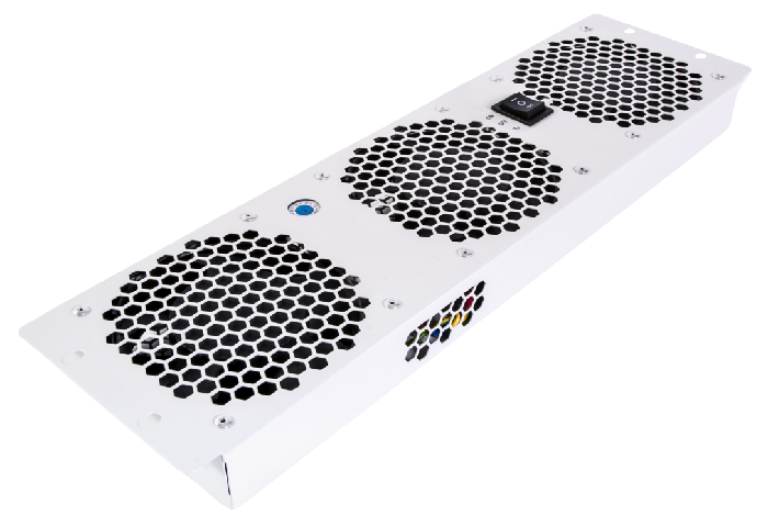 Модуль вентиляторный, 3 вентилятора с терморегулятором 3U