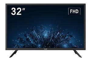 Монитор 32", VA матрица с разрешением 1920х1080, 60 Гц - 75 Гц (макс), яркость 300 кд/м2, констрастность 4000:1, время отклика 8 мс, HDMI 1.4 × 1, VGA × 1, аудивыход × 1, динамики 2 х 10 Вт, VESA 100 х 100 мм, режим работы 7 × 24ч, питание: DC 12В, ≤24 Вт; габариты (без подставки): 735×433×80 мм, вес 4.55 кг.