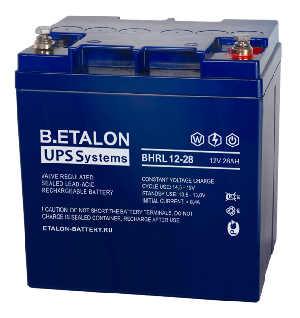 BHRL 12-28 - Аккумулятор 28 А/ч 12В (BHRL 12-28), 165х125х175 мм, вес 8,8 кг Аккумулятор 28 А/ч 12В (BHRL 12-28), 165х125х175 мм, вес 8,8 кг
