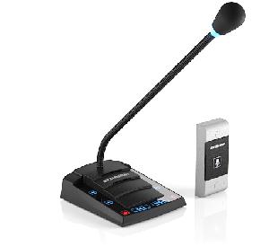 Цифровое дуплексное переговорное устройство "клиент-кассир" с функцией громкого оповещения, с возможностью переключения на режим&nbsp;&nbsp;«Симплекс» и абонентской панелью с функцией "Вызов"