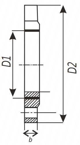 Фланец стальной D75