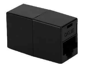 Кабельный соединитель RJ45-RJ45 (8P8C), Кат.5e (Класс D), 100МГц, неэкранированный, черный
