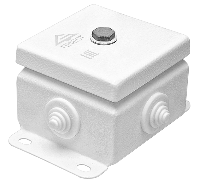 Коробка монтажная общепромышленные, оцинкованная сталь 1,2мм, IP55, 86х86х62 мм