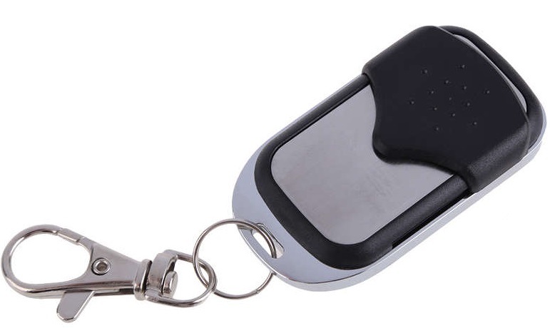 Радиобрелок 433 МГц, 4 кнопки, передача кода происходит в стандарте Keeloq (HCS-300)