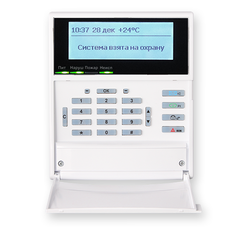 Контроль до 192 радиоустройств Астра-РИ-М через встроенный радиомодуль,до 999 адресных проводных устройств Астра-А через расширители Астра-А РПА, 1 слот для установки сменных модулей Астра-GSM, Астра-LAN