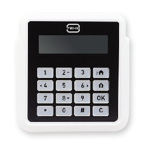 Клавиатура радиоканальная (433 МГц) для Астра-812 Pro, контроллеров Security Hub, ввод PIN-кодов, дисплей, встроенный звук; питание от элемента питания или внешнего 12 В; дальность радиоканала до 300 м