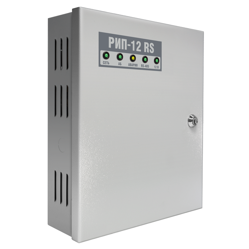 Резервированный источник питания для систем автоматизации, 12 В, 3 А (10 мин-4 А), световая и звуковая индикация режимов, емкость 17 Ач, Управление и контроль по протоколу Modbus RTU.