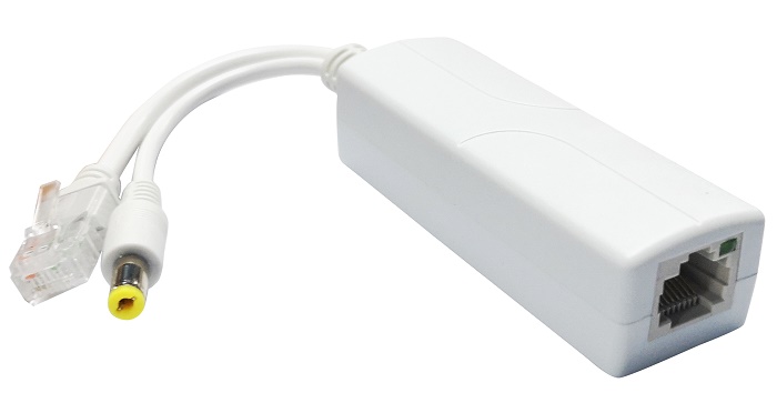 Сплиттер POE, 1 POE порт (10/100 Мбит/с), общий бюджет до 13 Вт.