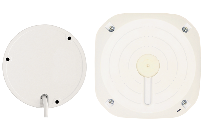 Монтажная коробка для установки и подключения купольных видеокамер с выводом соединительных кабелей сбоку. Пластиковый корпус. 140х140х46мм. нагрузка до 1,5кг. Цвет белый. IP55.