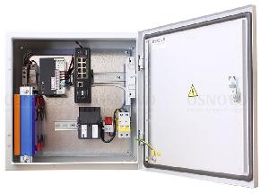 Уличный коммутатор в корусе из нержавеющей стали с термостабилизацией и резервным питанием на базе уличной станции OSNOVO OSS-44TB1. Порты: 6 x FE (10/100Base-T) с PoE (до 30W) + 2 x FE (10/100Base-T) с PoE (до 60W) + 1 x GE (10/100/1000Base-T) + 2 x GE SFP (1000Base-X).