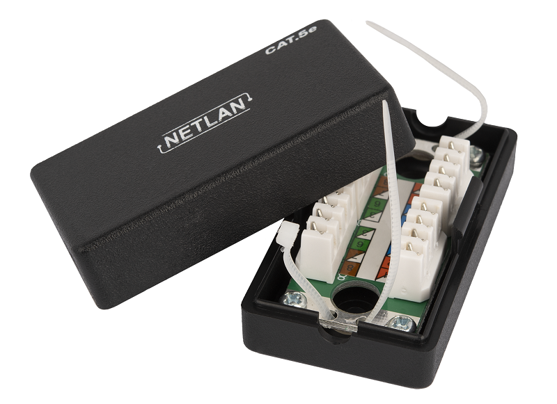 EC-UCB-IDC-UD2-WT Кабельный соединитель IDC-IDC, Кат.5e (Класс D), 100МГц, 110/KRONE, T568A/B, неэкранированный, белый