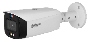 Уличная цилиндрическая IP-видеокамера Full-color с ИИ и активным сдерживанием, 4Мп; 1/2.7” CMOS; моторизованный объектив 2.7~13,5мм (5x); WDR(120дБ); чувствительность 0.003лк@F1.0; сжатие: H.265+, H.265, H.264+, H.264, MJPEG; 3 потока до 4Мп@25к/с; видеоаналитика: SMD 4.0 (интеллектуальный детектор движения), AI SSA (Автоматическая адаптация сцены), пересечение линии, контроль зоны; тревожные вх/вых: 1/1; аудиовх/вых: 1/1; встроенные 2 микрофона и громкоговоритель; LED-подсветка до 40м, ИК-подсветка 50м; сигнализация красно-синей подсветкой; MicroSD до 256Гбайт; защита: IP67; питание: 12В(DC), PoE; корпус: металл+пластик