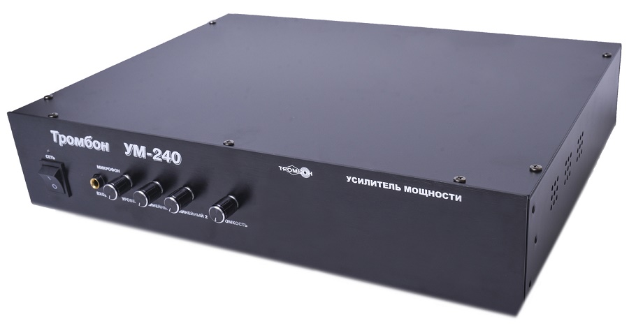 Усилитель средней мощности, основное питание от сети 230 В 50 Гц, резервное питание =24В, номинальная выходная мощность 240 Вт, входов&nbsp;&nbsp;4, выходное напряжение 30, 70, 100, 120 В, диапазон частот - 100-20000 Гц, 438х285х88 (2U) мм, 8кг.