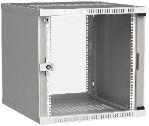 ITK Шкаф LINEA WE 12U 600x600мм дверь стекло серый, для оборудования общей массой не более 50 кг.