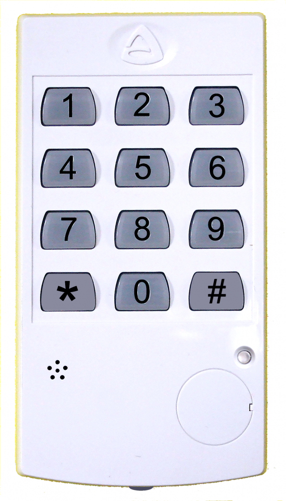 Кодонаборная радиоканальная панель. Предназначена для работы в качестве устройства управления ППКОП адресным радиоканальным семейства «ВС-ПК ВЕКТОР».