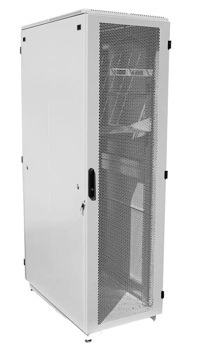 Шкаф телекоммуникационный напольный 33U (600 × 800) дверь перфорированная 2 шт.
