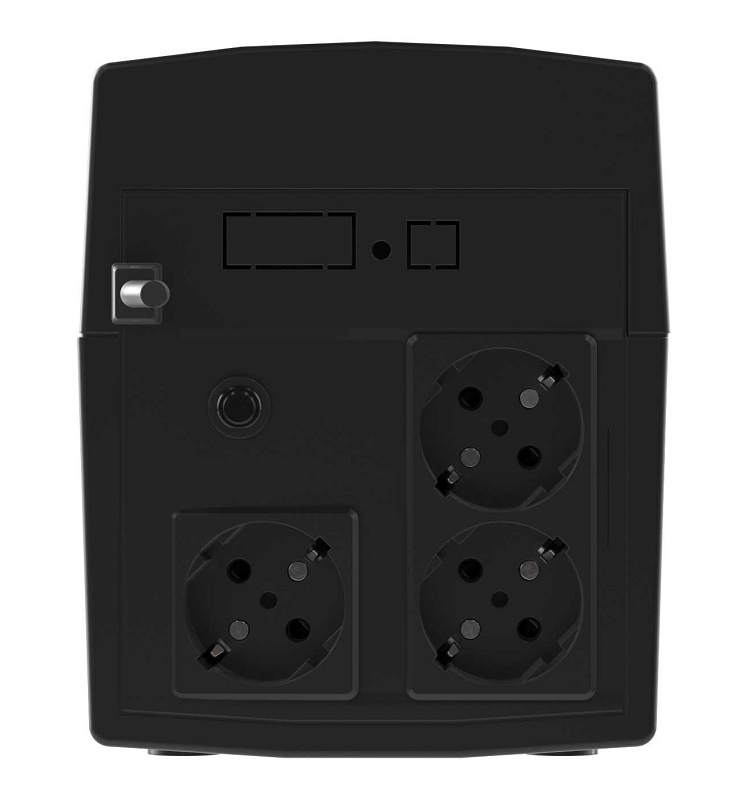 Линейно-интерактивный ИБП ДКС серии Info, 1200 ВА/720 Вт, 1/1, 3xSchuko, 2x7Aч