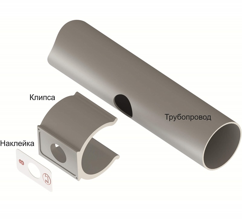 Клипса (для крепления наклеек с калиброванными отверстиями)&nbsp;&nbsp;&nbsp;&nbsp;