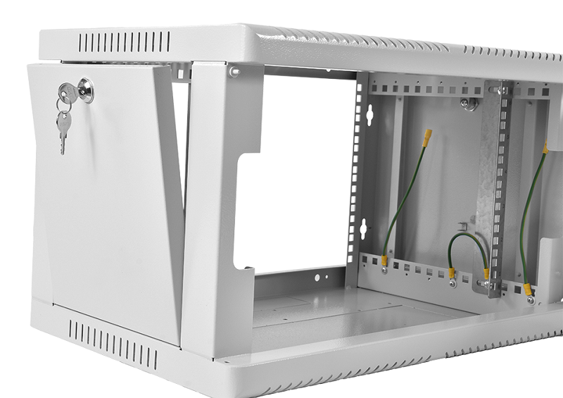Шкаф телекоммуникационный настенный сварной 6U (600 × 350) съёмные стен
