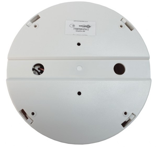 Оповещатель охранно-пожарный, речевой, потолочный, накладной, 5 Вт, 30,120В, 98 дБ , 100Гц-15кГц, D180х72 мм,&nbsp;&nbsp;пластик, 510 г