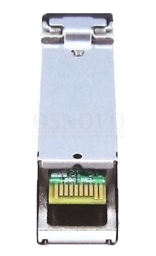 Оптический SFP Модуль. Одно волокно Single Mode. Скорость: до 1,25 Гбит/c. Тип разъема: LC. Оптический бюджет: 12дБ. Расстояние передачи - до 3км. Tx:1550/Rx:1310. Поддержка DDM. 13,7x12,2x56,7мм. 0…+70°С.