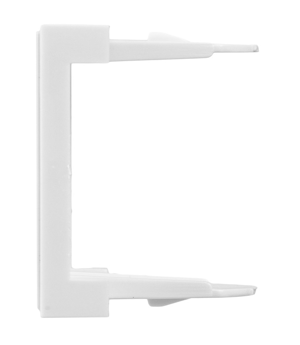 Заглушка 45х45 мм на 2 модуля, белый