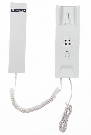 Трубка для пультов GC-1001, GC-1006 и GC-3006 для организации телефонного режима разговора. Состоит из телефонной трубки и корпуса (подставки), соединённых витым шнуром, монтажной рамки для установки на вертикальную поверхность. +5...+45 °С
