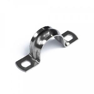 Скоба металлическая двухлапковая СМД(INOX) d19-20 мм (20шт/уп)