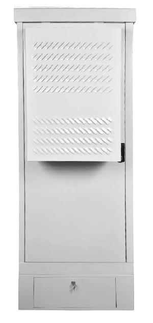 Шкаф уличный всепогодный напольный укомплектованный 18U (Ш700 × Г600), комплектация ТК-IP55