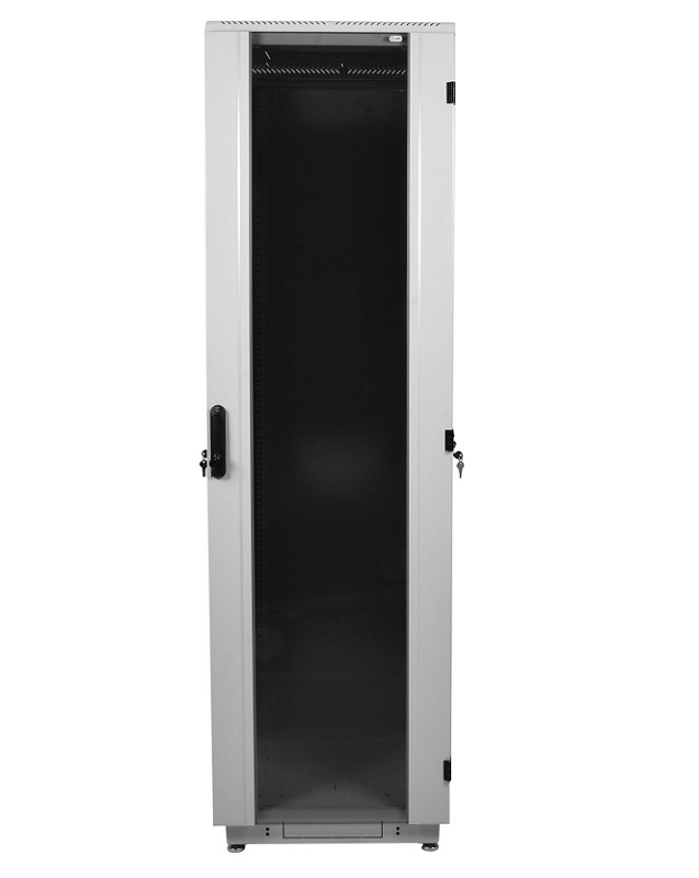  Шкаф телекоммуникационный напольный 42U (600 х 1000) дверь стекло