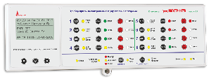 Клавиатура 8шл. пож.сигн., 8 зон пожаротушения, подключение 8-ми блоков управления.