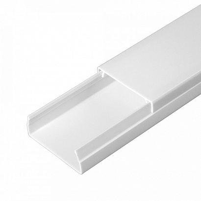 Кабель-канал "Промрукав" белый 2-й замок в п/э 40х16 мм (30 м/уп)