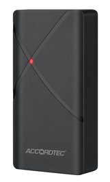 Считыватель proximity карт формата EM-Marine+Mifare. Расстояние до 5 см. Вых. Wiegand 26/Wiegand 34, светодиодная и звуковая индикация, IP68, ABS пластик. -45 - +60⁰С, 9-16В DC, 30 мА, цвет: чёрный.&nbsp;&nbsp;41,5х17х81,5 мм; 240 гр.