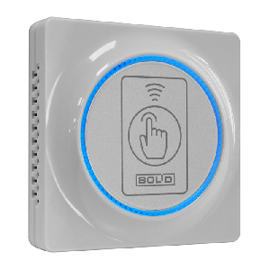 Считыватель проксимити карты EM-Marin, ProxCard II HID с интерфейсом Touch Memory, Wiegand-26 и -44. Кнопка для команд. -25 до +60°С. Накладной и розеточный. Цвет - серый