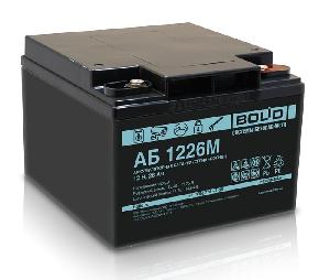 Аккумулятор 12В, емкость 26 Ач, 175х166х125 мм, вес 9,4 кг, Срок службы 15 лет