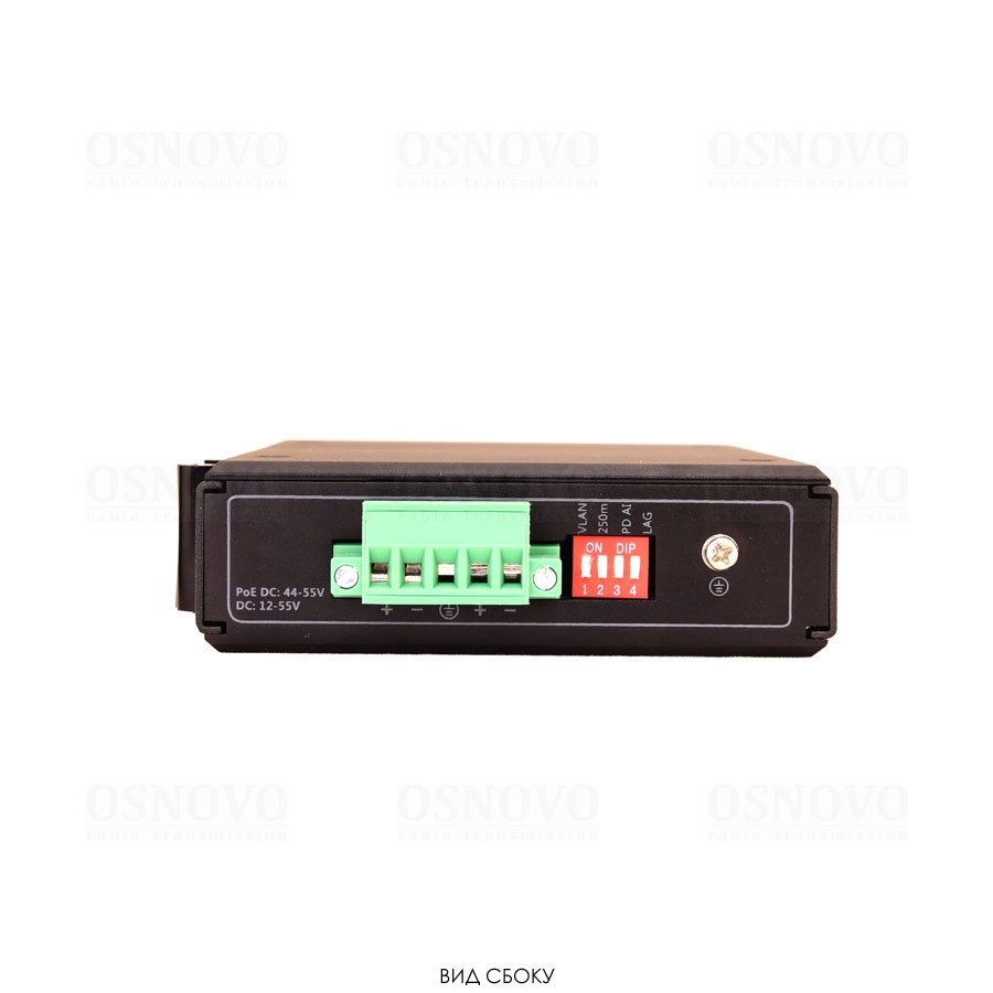 Промышленный PoE коммутатор Gigabit Ethernet на 4GE PoE + 2 GE SFP порта. Порты: 4 x GE (10/100/1000Base-T) с PoE (до 30W) + 2 x GE SFP (1000Base-X). Соответствует стандартам PoE IEEE 802.3af/at. Автоматическое определение и режим антизависания PoE устройств. 