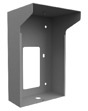 Кронштейн для накладного монтажа с козырьком для считывателя CR-02B. Размер: 103x161x80мм. Цвет серебро<br />
