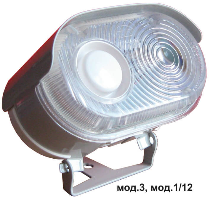 Светозвуковой оповещатель, 12 В (85 дБ), светодиод, антисаботажная кнопка, IP54