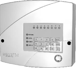 Прибор приёмно-контрольный охранно-пожарный ППКОП 011-8-1-061К(8) Приток-А-4-(8). Встроенная клавиатура (8 зон)