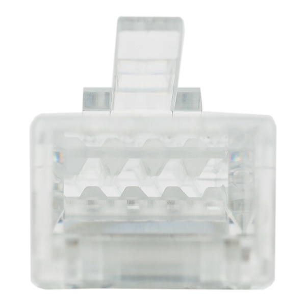 Коннектор (вилка) UTP кат.6 8P8C универсальная, 15U", 3 зубца, упак 100 шт